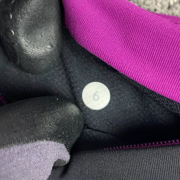Lululemon Speed Tight III All Full On Luxtreme 6 Pigment Wave Black Regal Plum - Picture 8 of 14